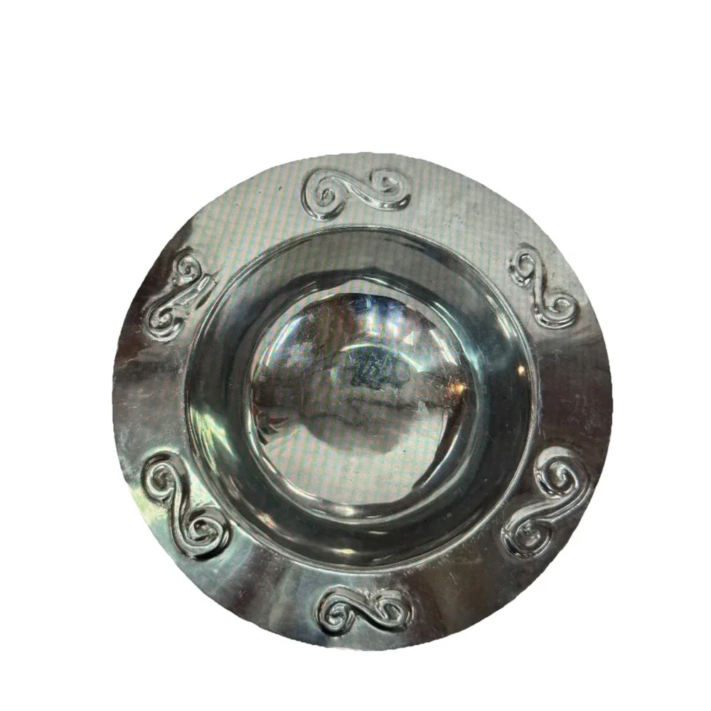 Pewter Fruit Centerpiece Bowl 